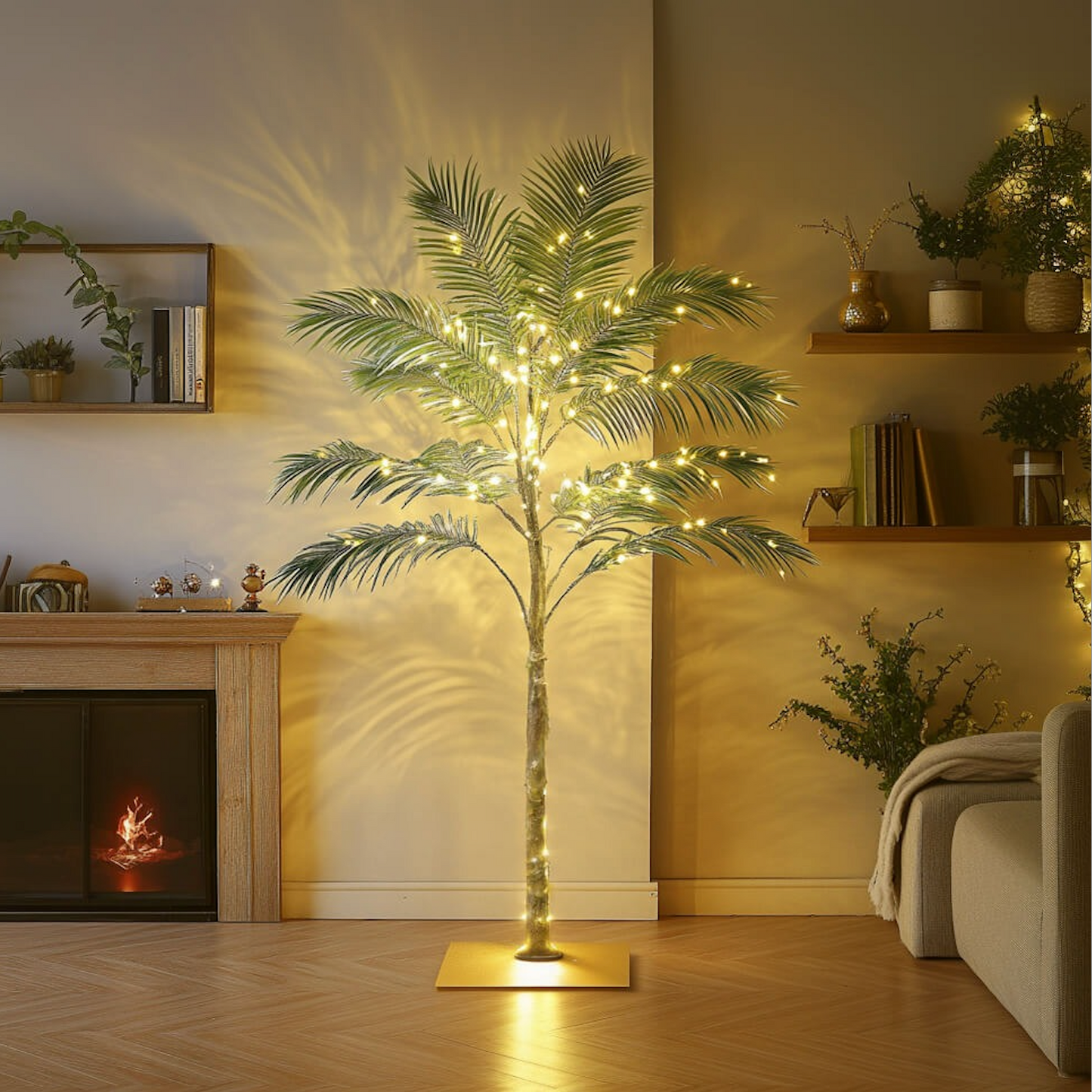 Golden Palm Tree